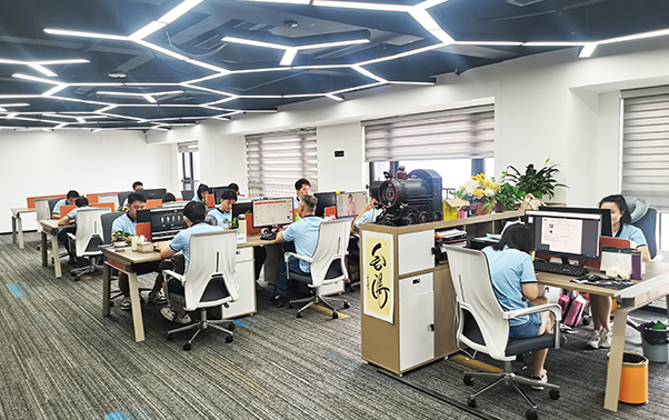 ROLENDO team working in the office